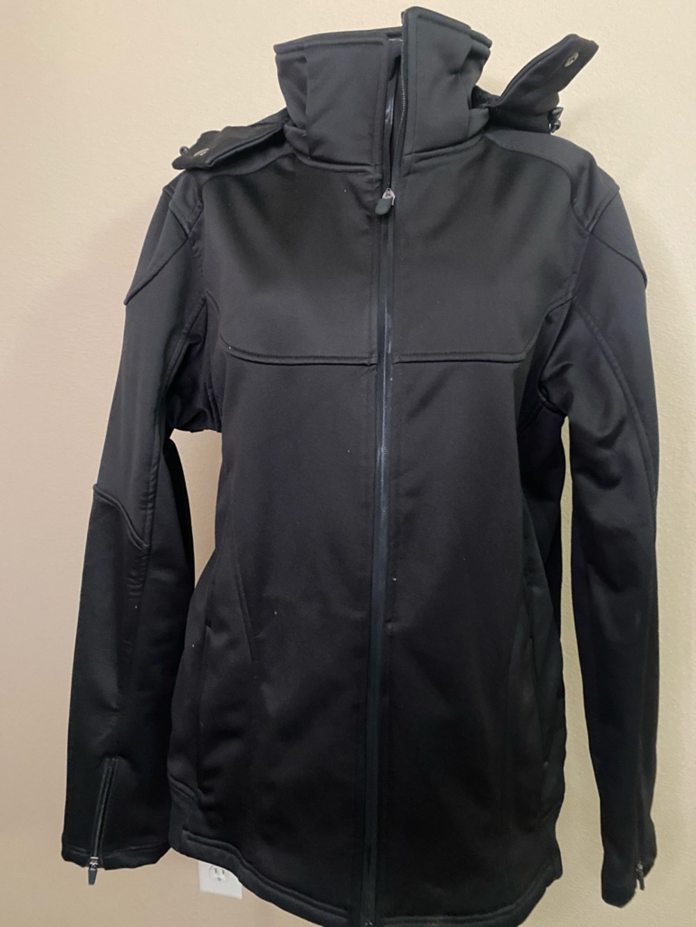 Alpinestars mens Black Utility Softshell neo hooded Jacket L